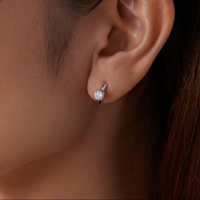 Era Moissanite Stud Earrings