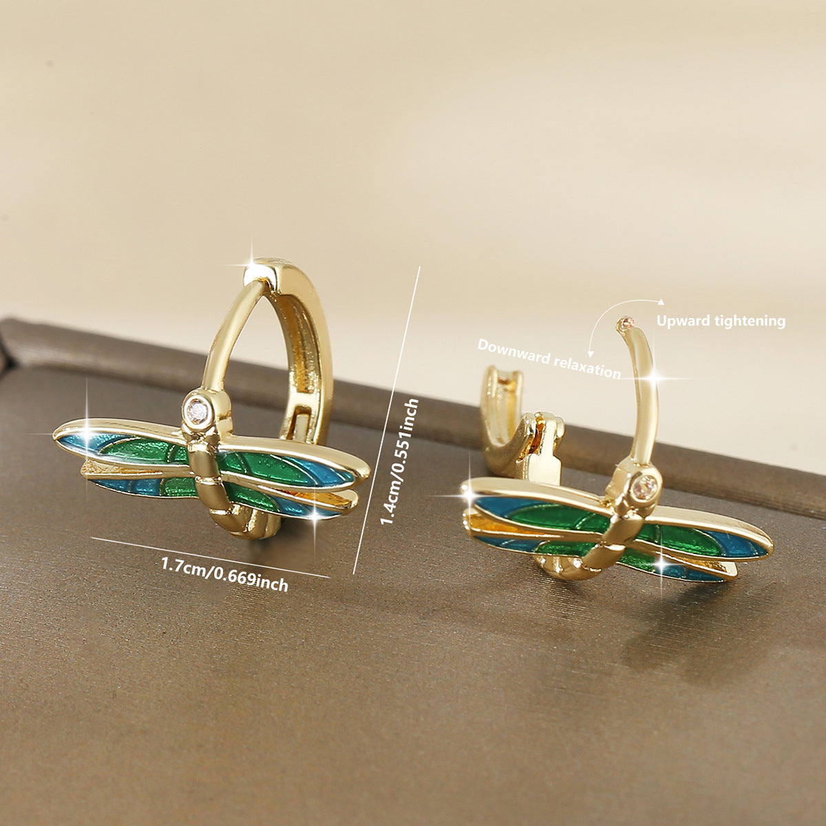 Dragonfly Drop Earrings