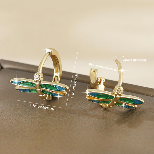 Dragonfly Drop Earrings