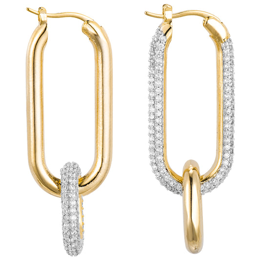 Stella Geometric Hoop Earrings