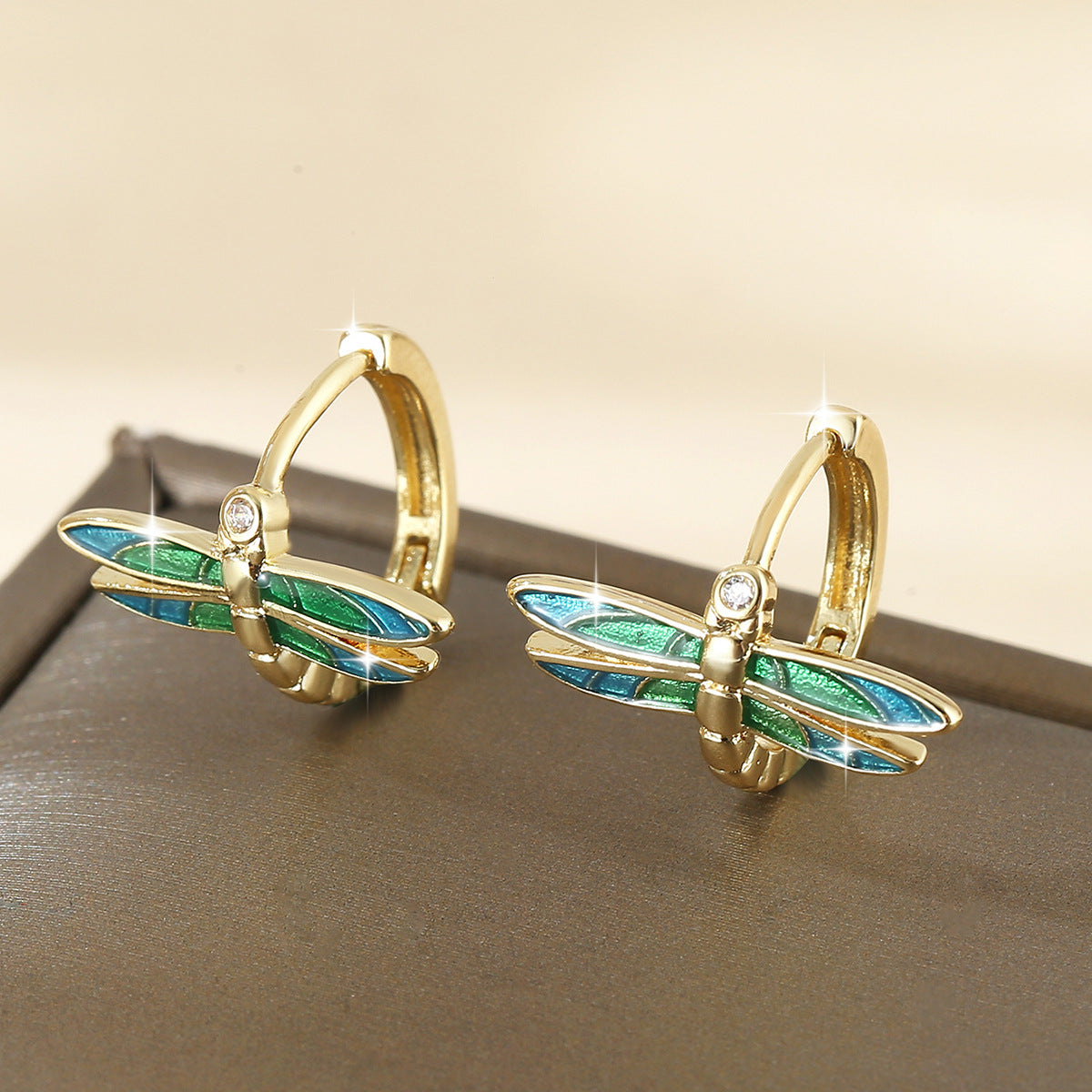 Dragonfly Drop Earrings