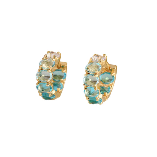 Lumière Lake Blue Earrings