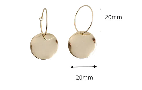 Ava Wave Hoop Earrings