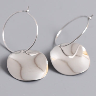 Ava Wave Hoop Earrings