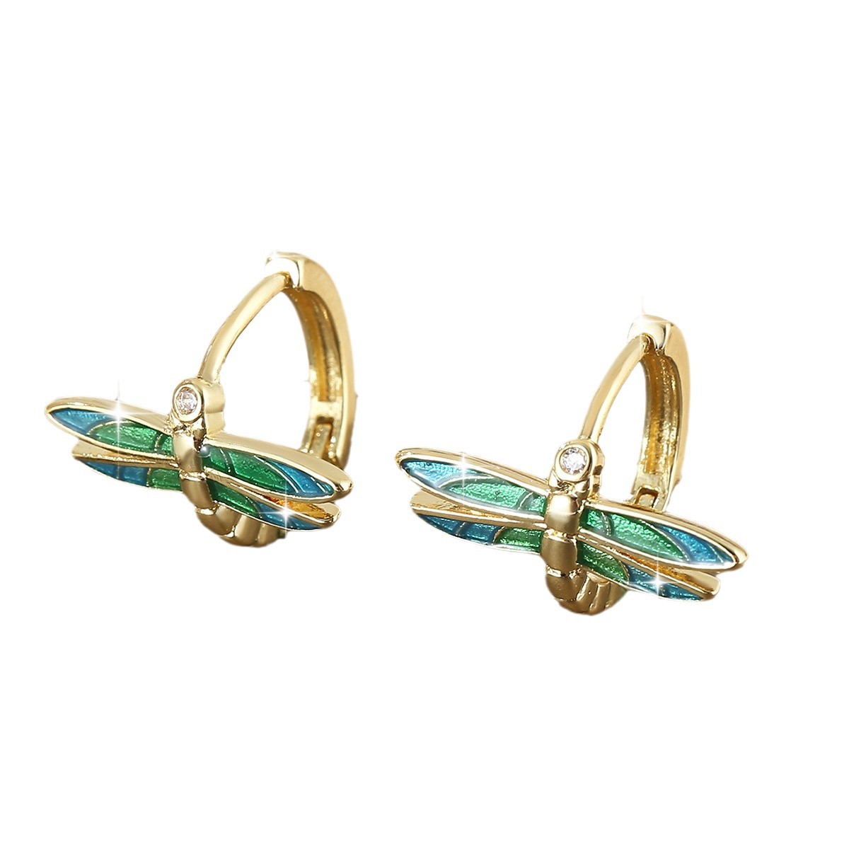 Dragonfly Drop Earrings