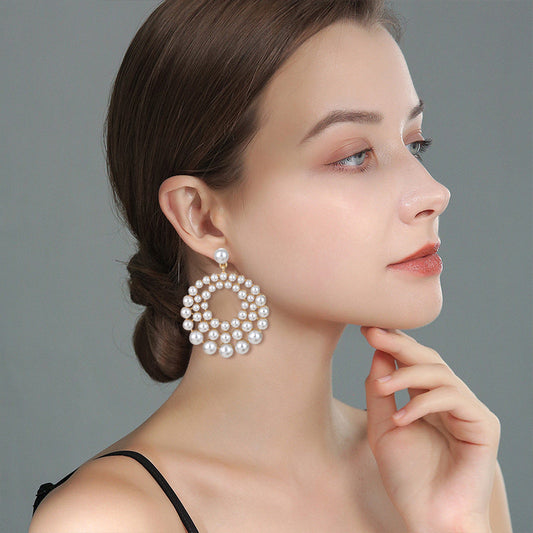 Seraphina Pearl Statement Earrings