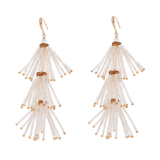 Evening Statement Tassel Earrings
